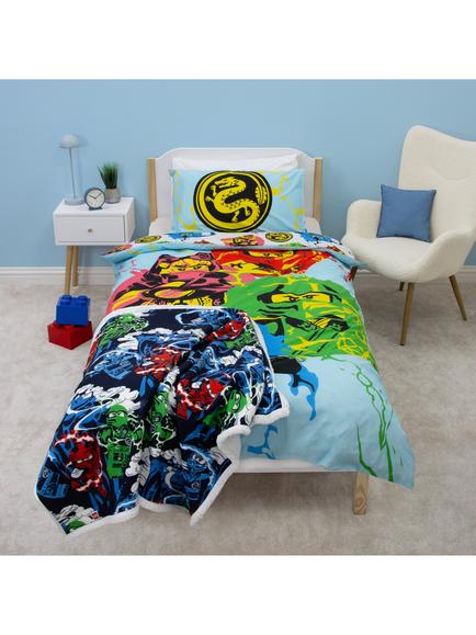 LEGO LEGO Ninjago Reversible Duvet Cover & Pillowcase Set, Single - view 2, Multi