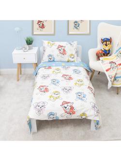 Paw Patrol Reversible Duvet Cover & Pillowcase Set, Cotbed, Multi