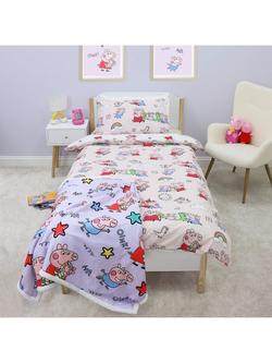 Peppa Pig Reversible Duvet Cover & Pillowcase Set, Single - view 2, Multi