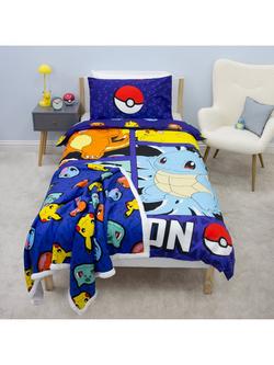 Pokémon Reversible Duvet Cover & Pillowcase Set, Single - view 2, Multi