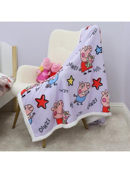 Peppa Pig Sherpa Fleece Blanket - view 2, Multi