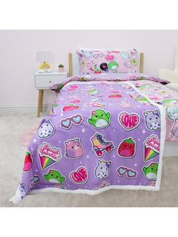 Squishmallows Sherpa Fleece Blanket - view 2, Multi