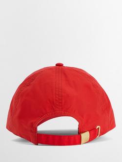 Barbour Mya Baseball Cap, Poppy Red - view 2, Red