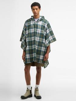 Barbour Tartan Packaway Showerproof Poncho, Ancient Tartan, Ancient Tartan
