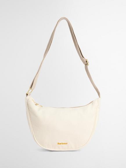 Barbour Mia Sling Bag, White, White