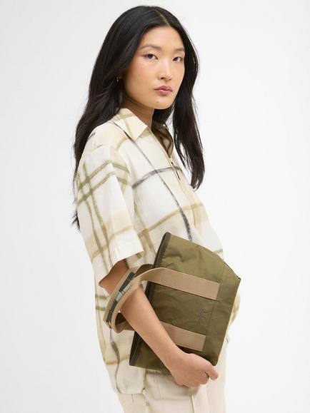 Barbour Mya Mini Tote Bag, Dusky Green - view 2, Dusky Green