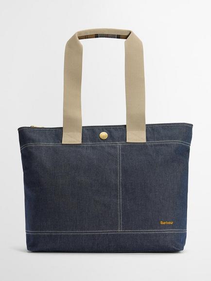 Barbour Mya Tote Bag, Indigo, Indigo