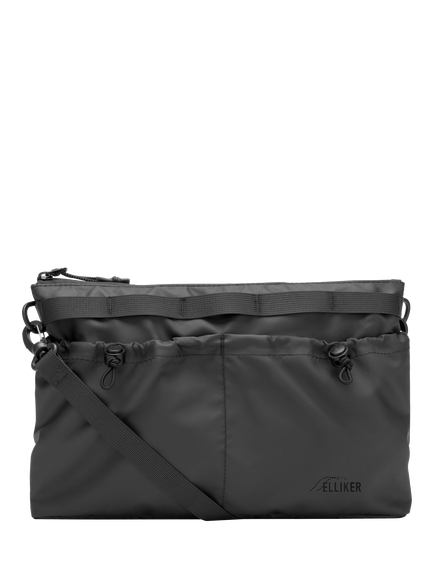ELLIKER Selside Cross Body Sacoche Bag, 3L, Black