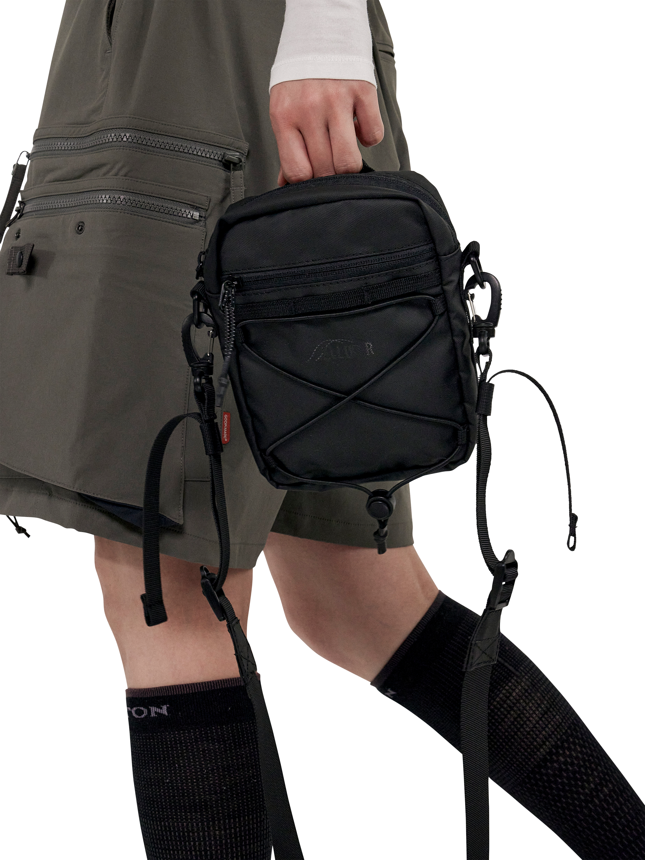 Product image 2 of 8, which shows ELLIKER Kep Crossbody Bag, Black
