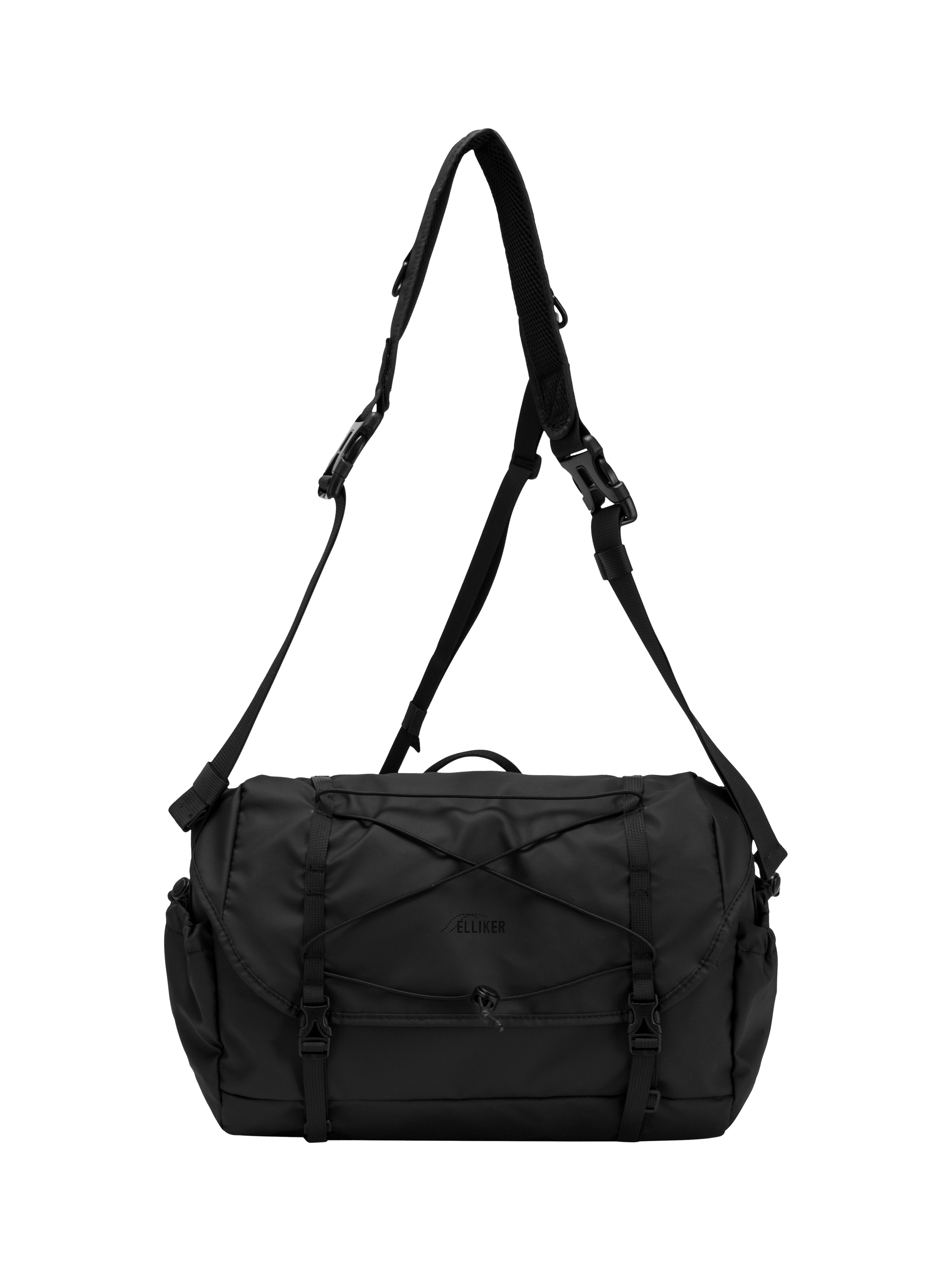 Product image 5 of 9, which shows ELLIKER Walden Messenger Bag, Black