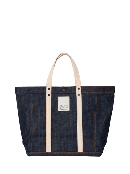 DENHAM Denim Tote Bag, Indigo - view 2, Indigo