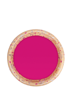Swim Essentials Orange Round Inflatable Pool, Pink - view 2, Multi