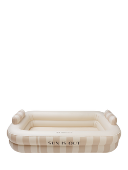 Swim Essentials Saint Tropez Inflatable Paddling Pool, Beige, Multi