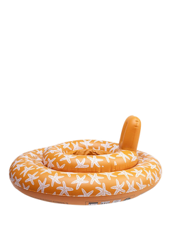 Swim Essentials Baby Sea Star Print Inflatable Float, Soft Orange - view 2, Multi