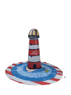 Swim Essentials Lighthouse Sprinkler Water Playmat, Red/White, Multi