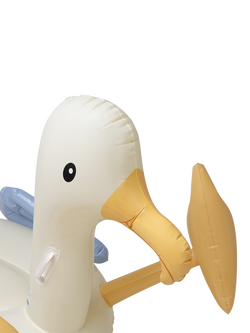 Swim Essentials Sunny Seagull Inflatable Ride-On Float, White/Multi - view 2, Multi