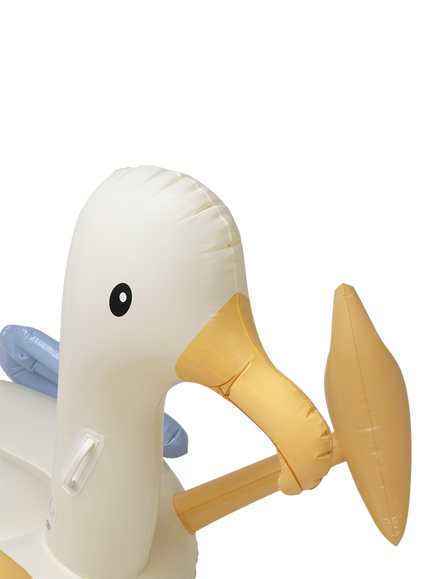 Swim Essentials Sunny Seagull Inflatable Ride-On Float, White/Multi - view 2, Multi