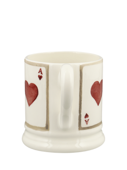 Emma Bridgewater Ace of Hearts Half Pint Earthenware Mug, 300ml - view 2, Multi