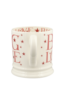 Emma Bridgewater Big Love Earthenware Mug, 470ml, Pink - view 2, Multi