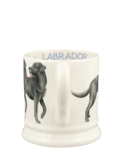 Emma Bridgewater Black Labrador Half Pint Earthenware Mug, 300ml - view 2, Multi