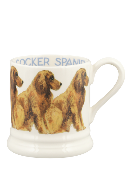 Emma Bridgewater Cocker Spaniel Half Pint Earthenware Mug, 300ml, Multi