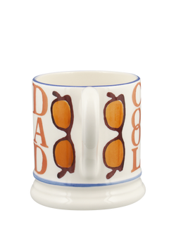 Emma Bridgewater 'Cool Dad' Earthenware Half Pint Mug, 300ml - view 2, Multi