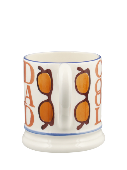 Emma Bridgewater 'Cool Dad' Earthenware Half Pint Mug, 300ml - view 2, Multi