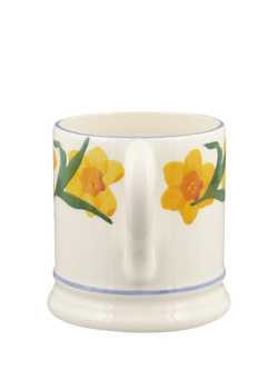 Emma Bridgewater Windblown Daffodils Half Pint Earthenware Mug, 300ml - view 2, Multi