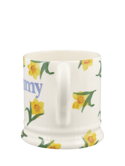 Emma Bridgewater Windblown Daffodils 'Mummy' Half Pint Earthenware Mug, 300ml - view 2, Multi