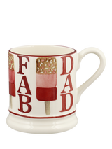 Emma Bridgewater Fab Dad Half Pint Earthenware Mug, 300ml