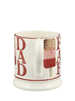 Emma Bridgewater Fab Dad Half Pint Earthenware Mug, 300ml - view 2, Multi