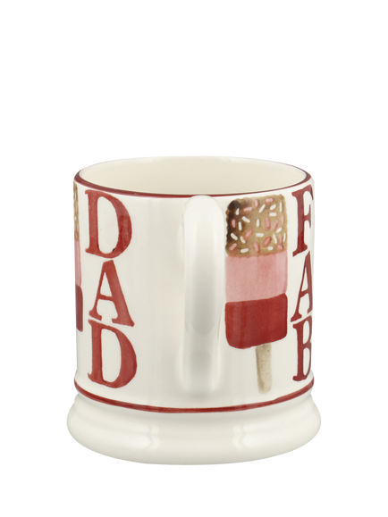 Emma Bridgewater Fab Dad Half Pint Earthenware Mug, 300ml - view 2, Multi