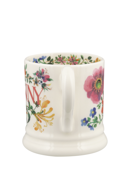 Emma Bridgewater Garden Flowers 'Granny' Half Pint Earthenware Mug, 300ml - view 2, Multi