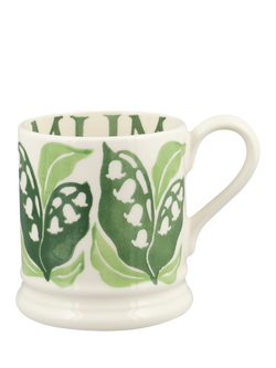Emma Bridgewater Lily 'Mum' Half Pint Earthenware Mug, 300ml, Multi