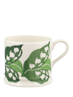 Emma Bridgewater Lily of the Valley Earthenware Small Mug, 175ml, Multi