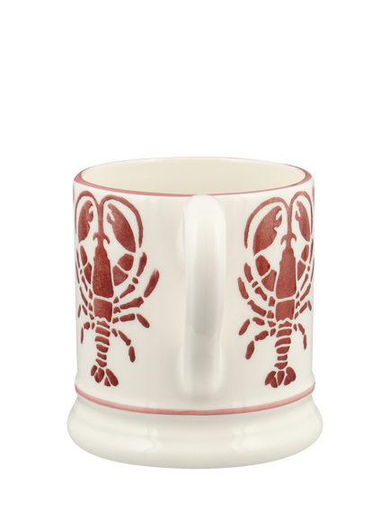 Emma Bridgewater Lobster Half Pint Earthenware Mug, 300ml - view 2, Multi