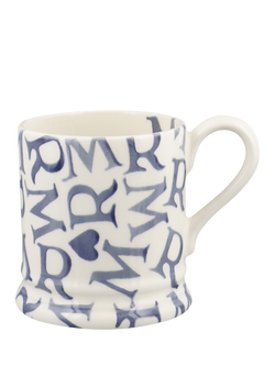 Emma Bridgewater MR Earthenware Half Pint Mug, 300ml, Blue, Multi