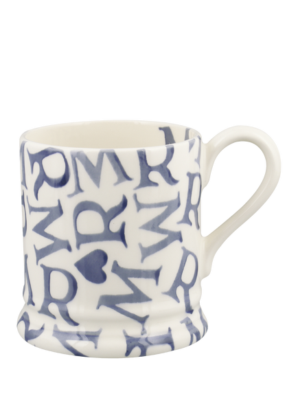 Emma Bridgewater MR Earthenware Half Pint Mug, 300ml, Blue, Multi