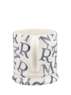 Emma Bridgewater MR Earthenware Half Pint Mug, 300ml, Blue - view 2, Multi