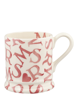 Emma Bridgewater MRS Earthenware Half Pint Mug, 300ml, Pink, Multi