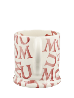 Emma Bridgewater MUM Half Pint Earthenware Mug, 300ml, Pink - view 2, Multi
