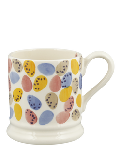 Emma Bridgewater Mini Eggs Earthenware Half Pint Mug, 300ml, Multi