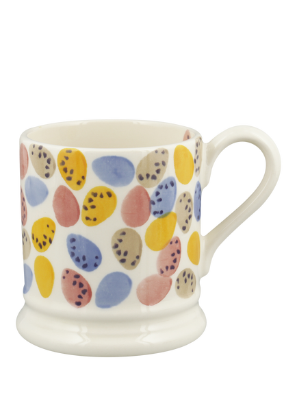 Emma Bridgewater Mini Eggs Earthenware Half Pint Mug, 300ml, Multi
