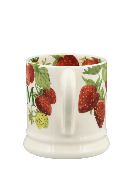 Emma Bridgewater Vegetable Garden Strawberries 'Mum' Half Pint Earthenware Mug, 300ml - view 2, Multi