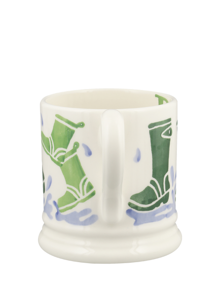 Emma Bridgewater Wellies Earthenware Half Pint Mug, 300ml - view 2, Multi