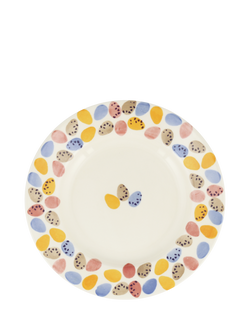 Emma Bridgewater Mini Eggs Earthenware Side Plate, 22cm, Multi, Mini Eggs