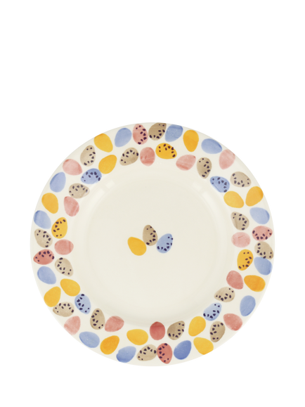 Emma Bridgewater Mini Eggs Earthenware Side Plate, 22cm, Multi, Mini Eggs