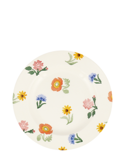 Emma Bridgewater Poppies Pinks Earthenware Tea Plate, 16cm, Multi