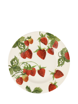 Emma Bridgewater Fruits Strawberries Earthenware Side Plate, 22cm, Multi
