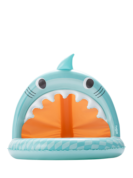 Funsicle Shark Jaws Bay Shaded Pool, Multi - view 2, Multi